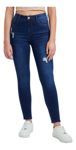 Jeans Mujer Super Skinny Lia Azul Fashion's Park