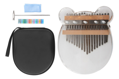 17 Teclas Kalimba Instrumento Musical Piano De Pulgar Caja