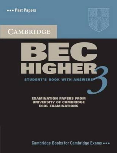 Cambridge Bec Higher 3 Student`s With Answers / Vvaa