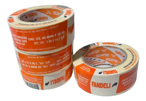 Masking Tape Fandeli 36mm X 50m (1 .1/2 Plg) 72719 6pzas