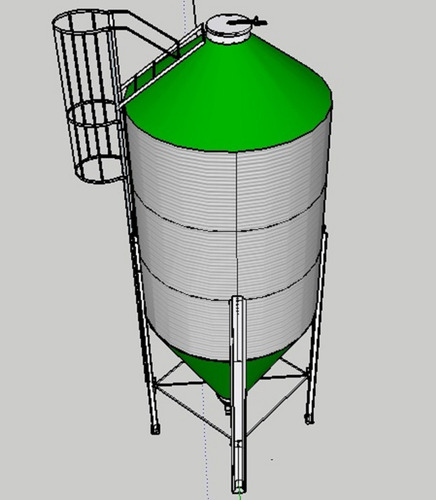Imagen 8 de 9 de Silos Para Alimentos: Maíz Y Otros Granos 23 Metros Cúbicos