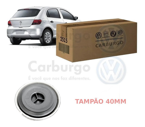 Imagem 5 de 7 de Kit Tampão Caixa De Ar + Estepe Original Volkswag Gol G5 G6