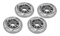 Comprar Set 4 Ruedas Rollers 80mm Dureza 82a Siliconada Cama Pilates