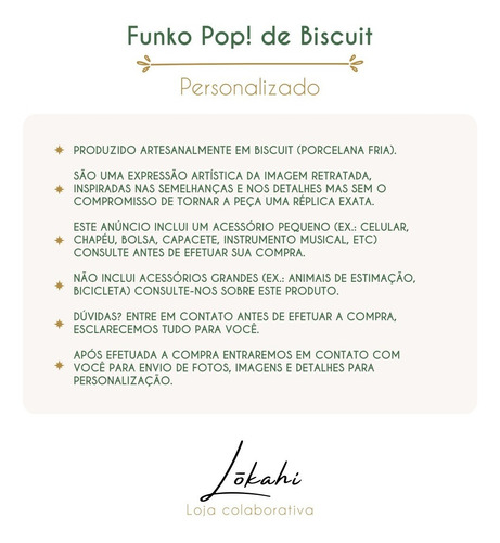 Imagem 10 de 10 de Funko Pop! De Biscuit Personalizado - Crie Seus Personagens