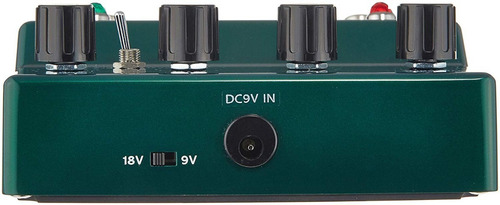 Pedal Ibanez Tube Screamer Ts808 Dx Overdrive Color Verde Oscuro