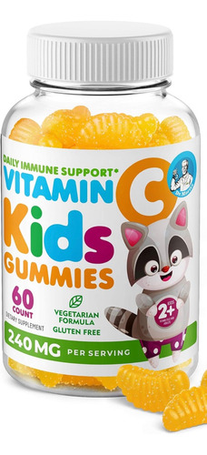 Dr Moritz Vitamina C Para Niños 2+ X 60 Gomitas Vegan Usa