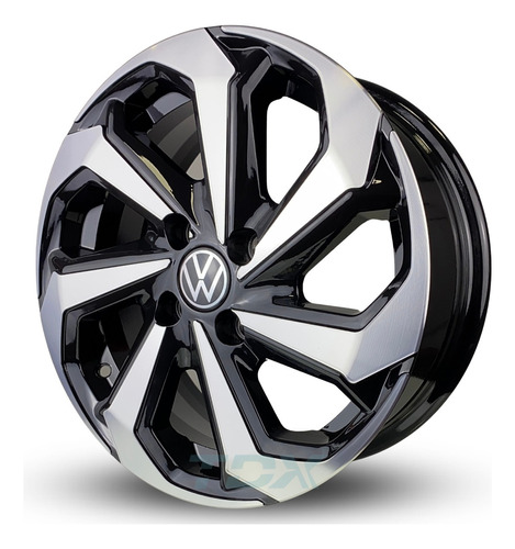 Rodas Tarantula Jetta Gli Aro 17 4x100 (par) + Bicos Cor Preto Diamantado