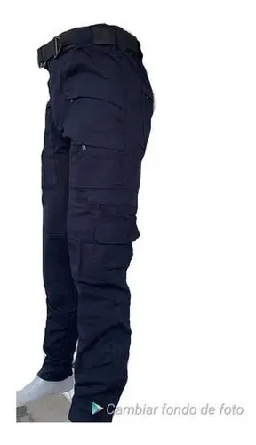 Pantalon Tactico Militar Aviador Color Azul Policia Airsoft
