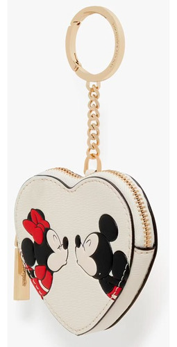 Monedero Disney X Kate Spade Mickey Minnie Mouse Original Crema Estampado