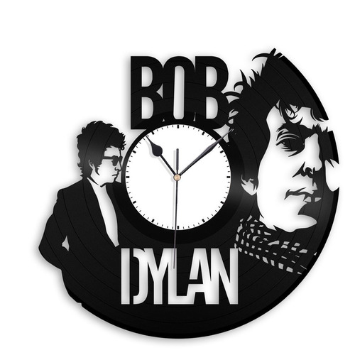Reloj Corte Laser 2174 Bob Dylan Siluetas