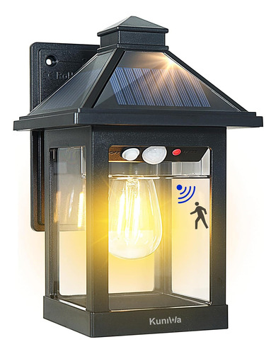 Farol De Seguridad Solar Con Sensor De Movimiento Exterior.