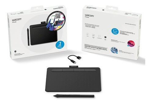 Tableta Digital Wacom Intuos Small Ctl-4100 Black Bluetooth