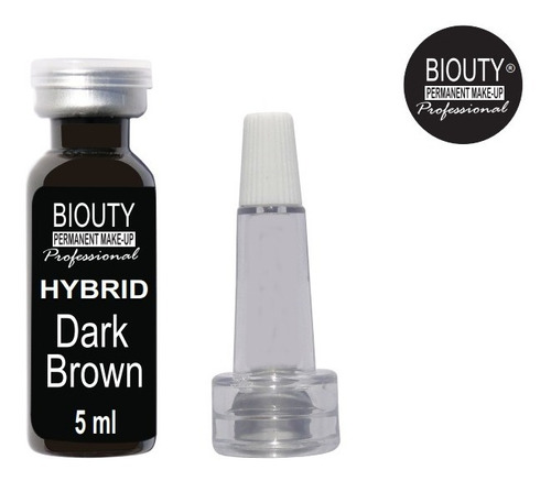 Pigmento Micropigmentacion Hibrido Biouty Dark Brown 5ml