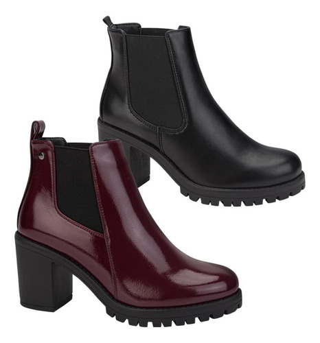 Kit Bota Botin Plataforma Tacon Vestir Mujer Vi Line 1087422