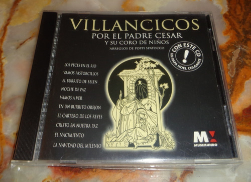 Villancicos Por El Padre Cesar Y Su Coro De Niños - Cd Arg.