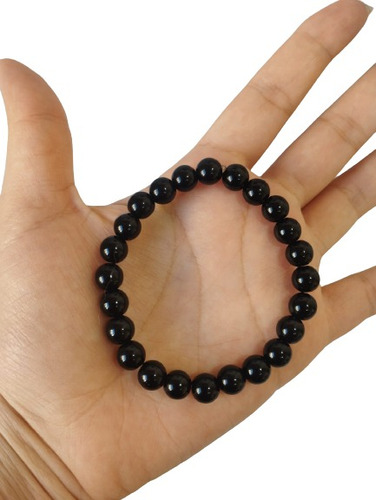 Pulsera De Piedra Semipreciosa Ónix Negro