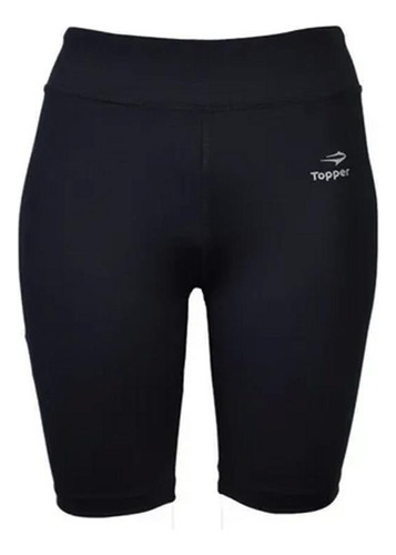 Topper Calza Mujer - Biker Negro