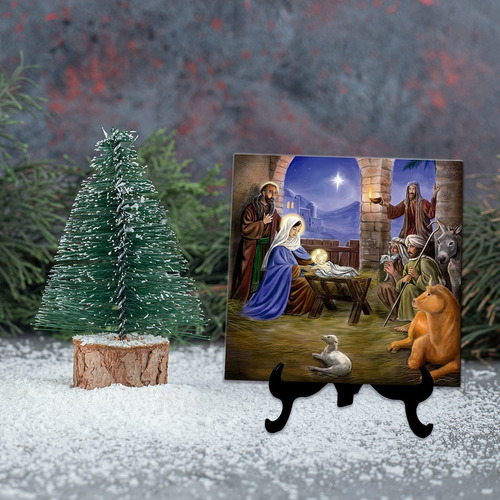 Azulejo Personalizado Presépio 02 - Decoração De Natal