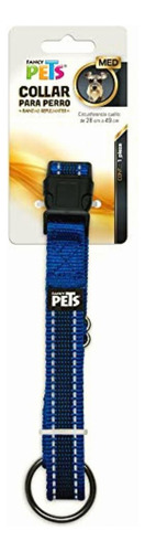 Collar Med C/ultra Grip Y Bandas Reflejantes Azul