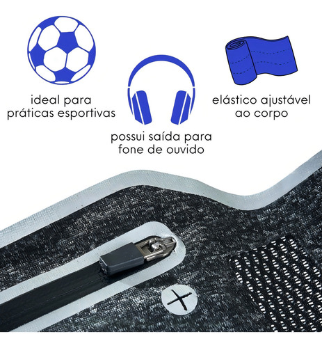 Bolsa Cintura Anti Furto Money Viagem Doleira Documento