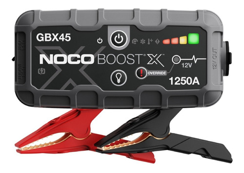 Arrancador De Bateria Noco Auto Moto Gbx45 1250a Portátil 