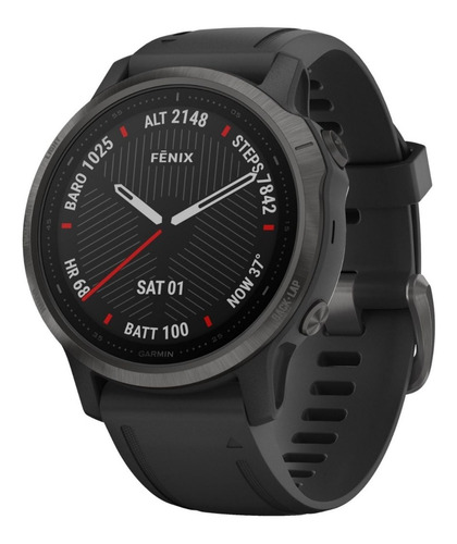 Reloj Garmin Fenix 6 S Zafiro Gris Carbon Dlc Gps Smartwatch