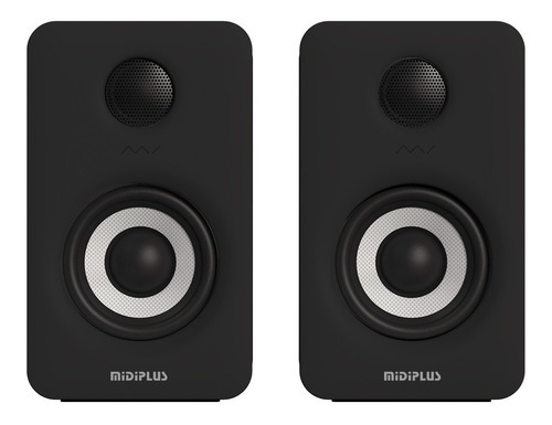 Monitores Estudio Activos Midiplus Mi5 Negro 70w Par