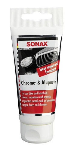 Abrasivo Limpador Metales Aluminio Cromo Cobre Auto Sonax