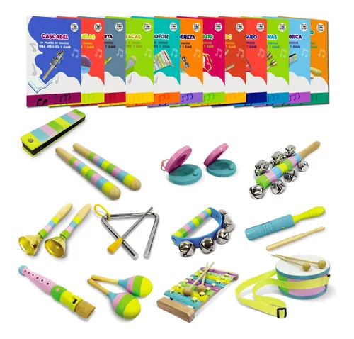 Instrumentos Musicales Infantiles Set X 5 Unidades