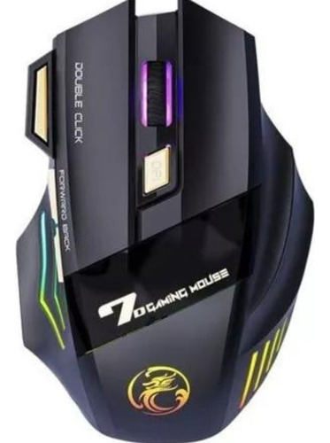 Silencioso Mouse Gamer Dpi3200 Rgb Inalám Usb Buletooth5.1