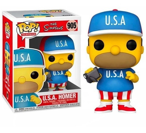 Funko Pop! The Simpsons Usa Homer #905 Original 