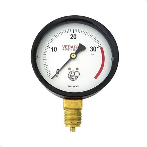 Manômetro Para Prensa 30 Ton Rosca 1/2 Bsp