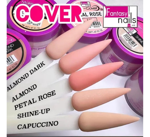 Fantasy Nails - Petal Rose Grande 4 Onzas Acrílico Para Uñas Petal Rose