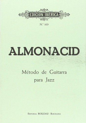 Libro Método Guitarra Jazz