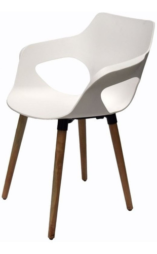 Silla  Sillon Recepcion Cocina Hogar Madera Eames