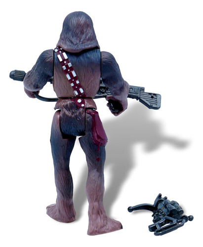 Star Wars Power Of The Force Gold Chewbacca Bowcaster Loose