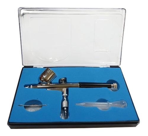 Aerografo Dupla Ação Copo Fixo Bico 0,3mm Pigmentação Wws