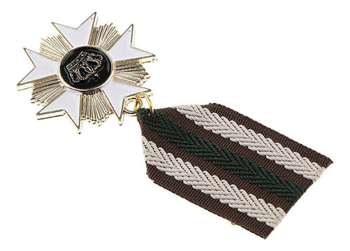 2 Peças De Tecido Medalha Pingente Emblema Homens Mulheres