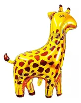 Comprar Globo Metalizado Jirafa Dorado Jungla Selva Safari Tendenc