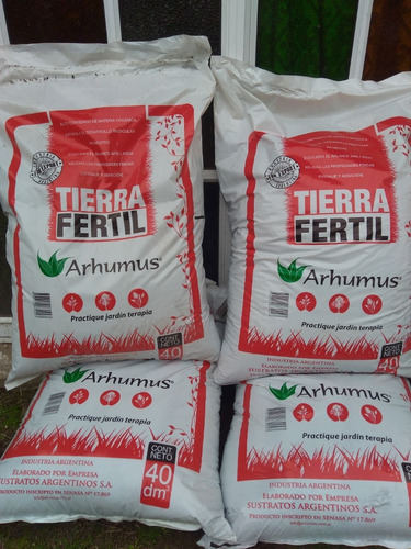 Tierra Negra Abonada Y Fertil En Bolsa De 40 Dm3 Oferta !!! 