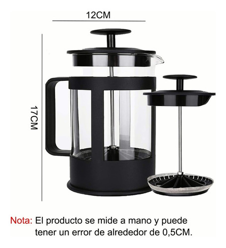 Cafetera De Prensa Francesa 600ml Cafetera Francesa