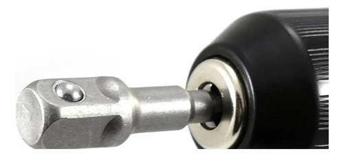 Vástago Sds Plus A Zócalo Hex 1/4 3 Conectores Extensión