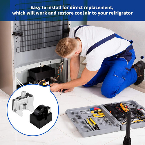 Relé De Arranque Ptc Qp2-4.7/4r7 Refrigerador De 4 Piezas Y