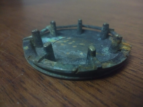 Tapa De Mechero Cocina Bronce Macizo 63 Y 53 Mm (Usado)