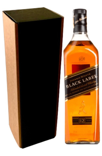 Whisky Johnnie Walker Black Label 750 Ml Estuche Importado