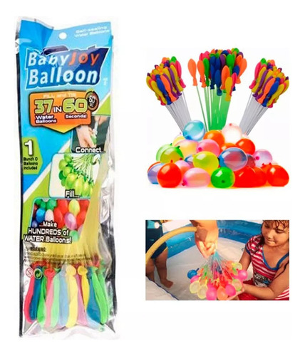 Recargador De Globos De Agua Magic Balloons X37 Globos