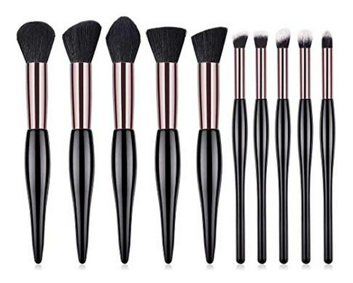 Brochas De Maquillaje - 10 Pcs Makeup Brushes Set