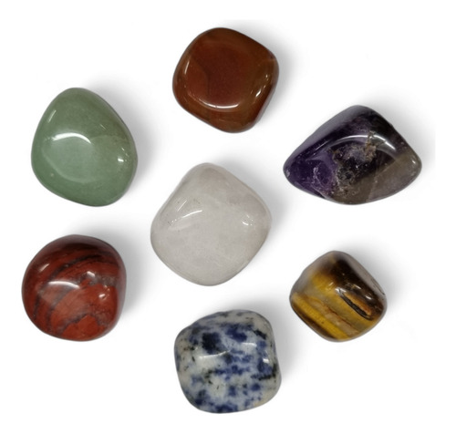 Set Piedras 7 Chakras Roladas