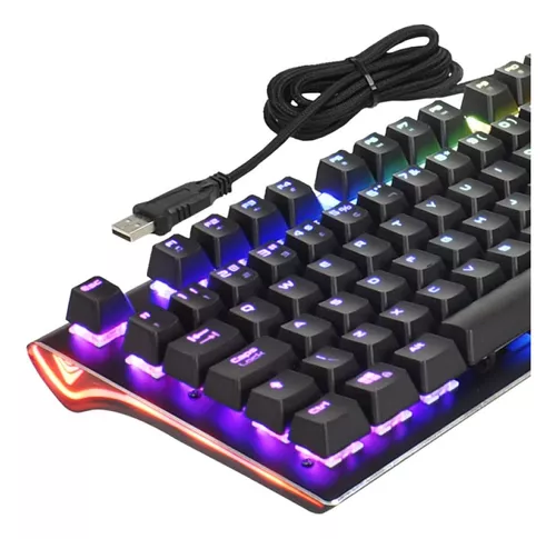 Teclado Gamer Mecânico TKL Leds RGB Anti-Ghosting Switch RED BlackLion  TE-BL003 Revenger - Express Informática, sempre o preço mais barato.