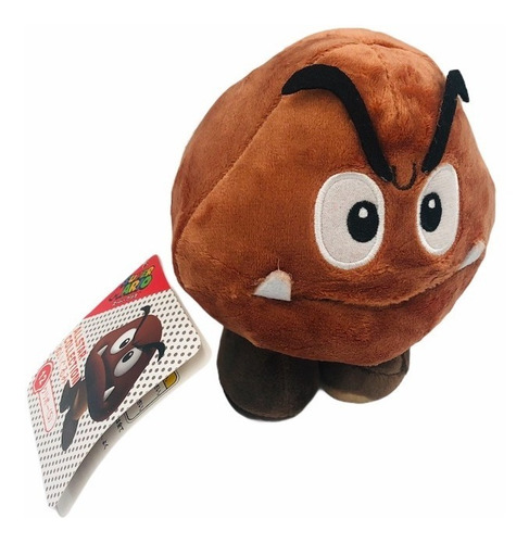 Peluche Goomba Hongo Malo Enemigo Cafe Mario Bros Colección